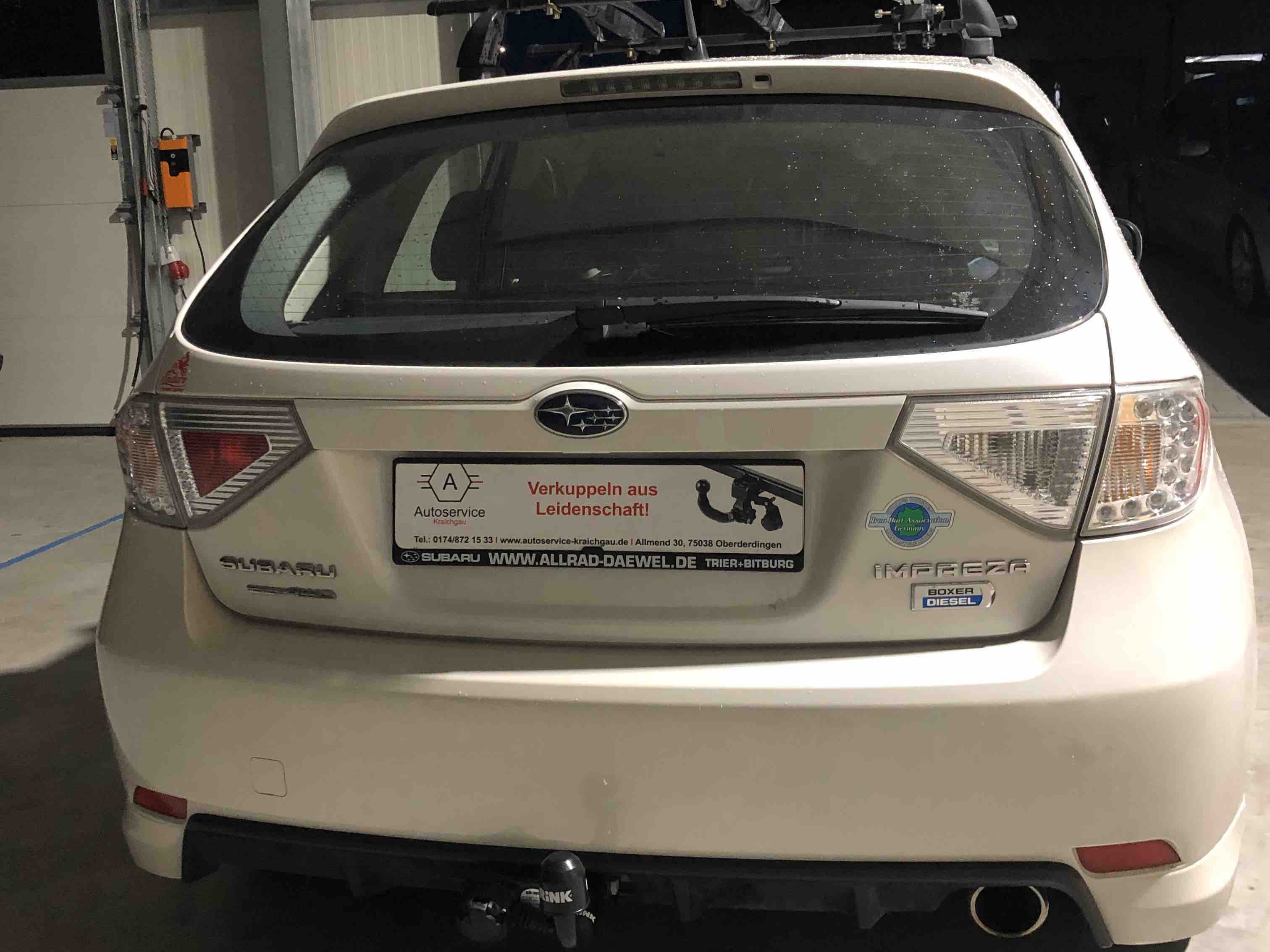 Subaru Impreza Anhängerkupplung nachrüsten